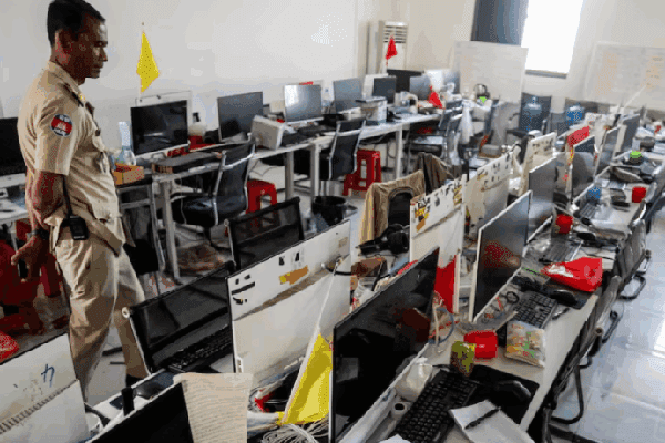 Inside a scam compound in Cambodia